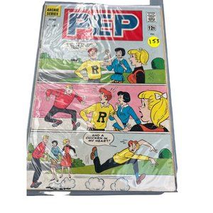 Vintage Archie Series Comic Book PEP #182 June 60's Silver Age